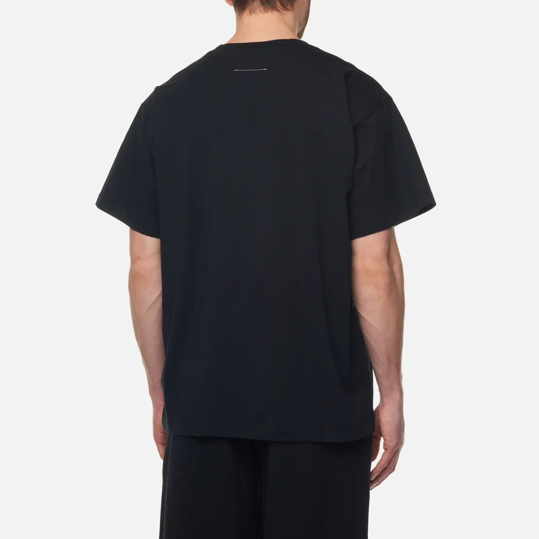 Maison Margiela MM6 Мужская футболка Zoom Logo Oversized