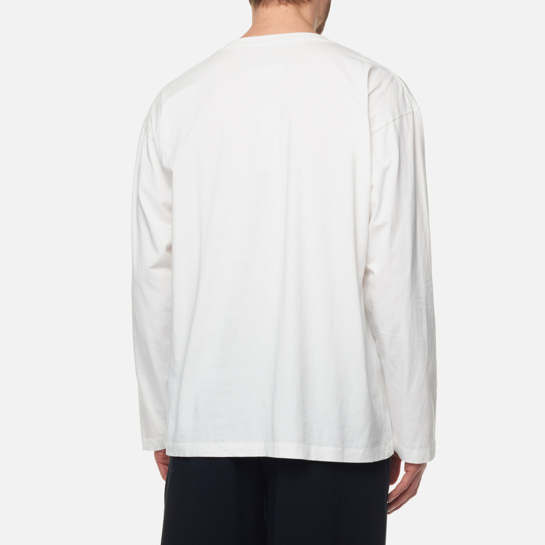 Maison Margiela MM6 Мужской лонгслив Big Logo Oversized