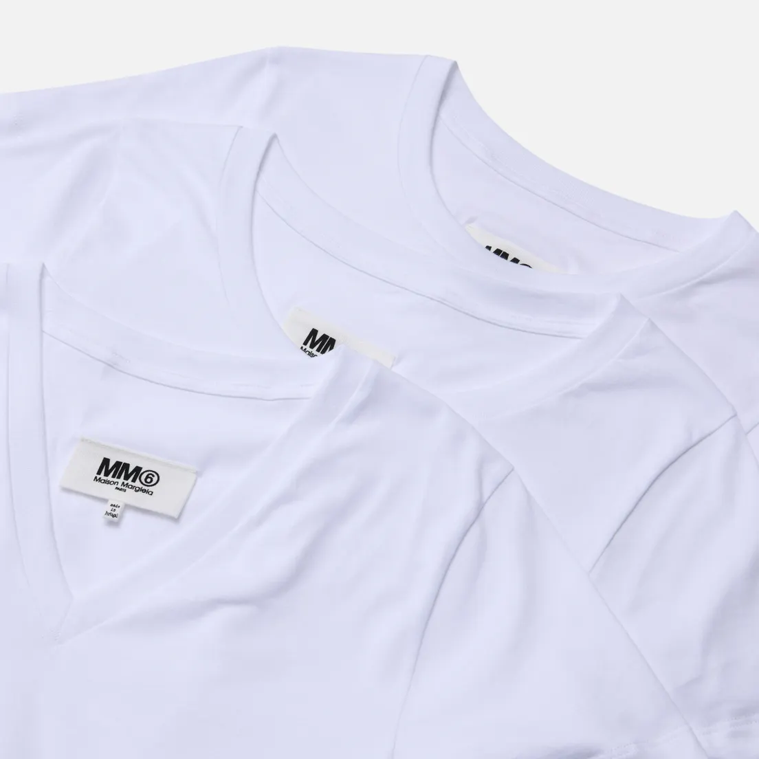 Maison Margiela MM6 Комплект женских футболок Basic 3-Pack