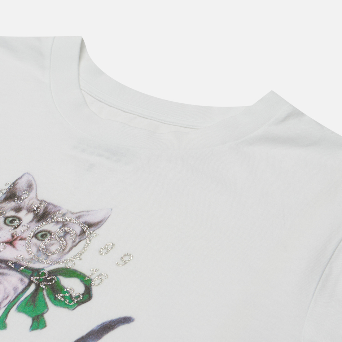 Maison Margiela MM6 Женская футболка Cat Print