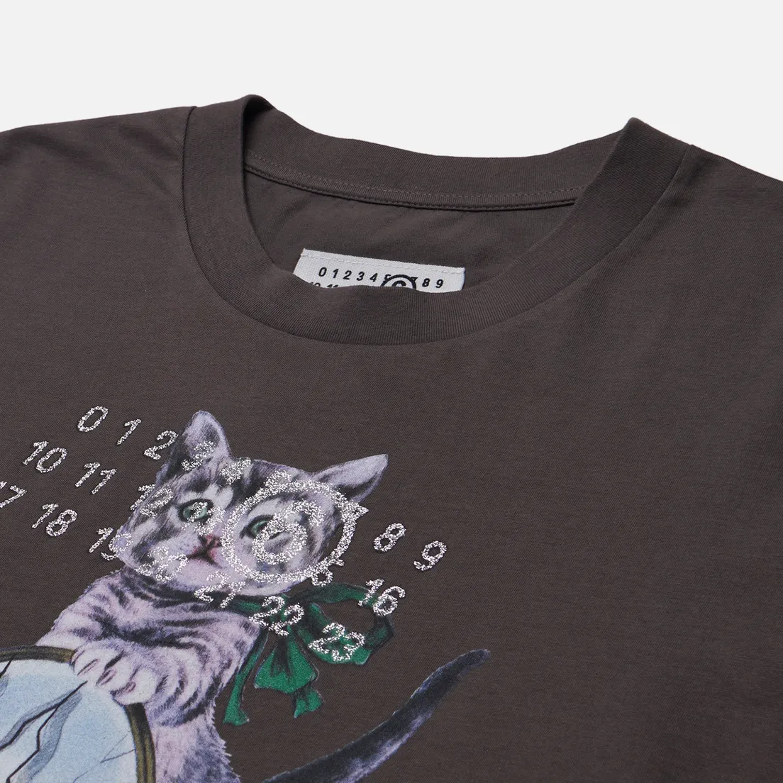 Maison Margiela MM6 Женская футболка Cat Print