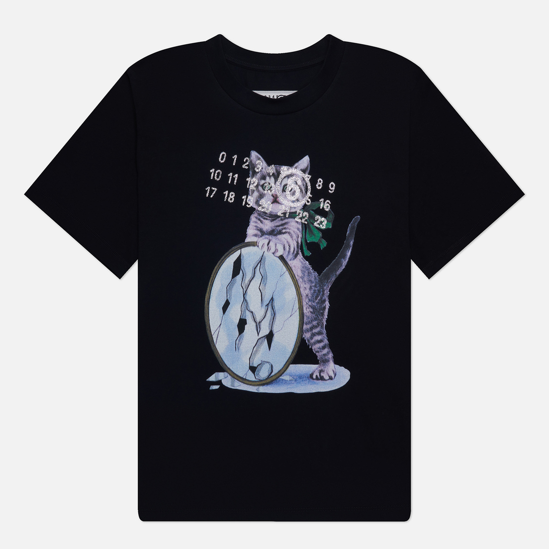 Maison Margiela MM6 Женская футболка Cat Print