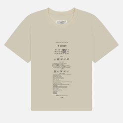 Maison Margiela MM6 Женская футболка Care Label Print