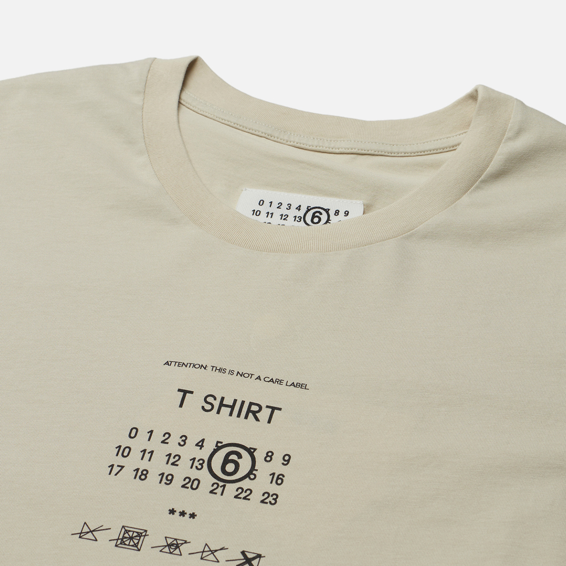 Maison Margiela MM6 Женская футболка Care Label Print