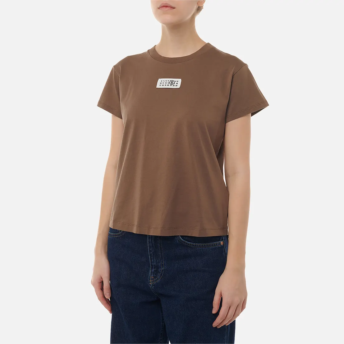 Maison Margiela MM6 Женская футболка Birka Logo Numbers