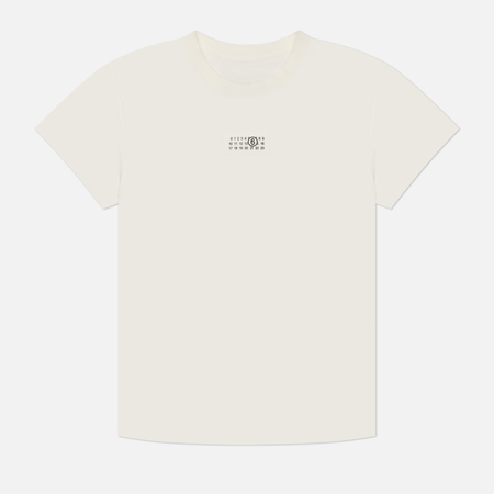 Женская футболка Maison Margiela MM6 Numeric Cotton, цвет белый, размер S