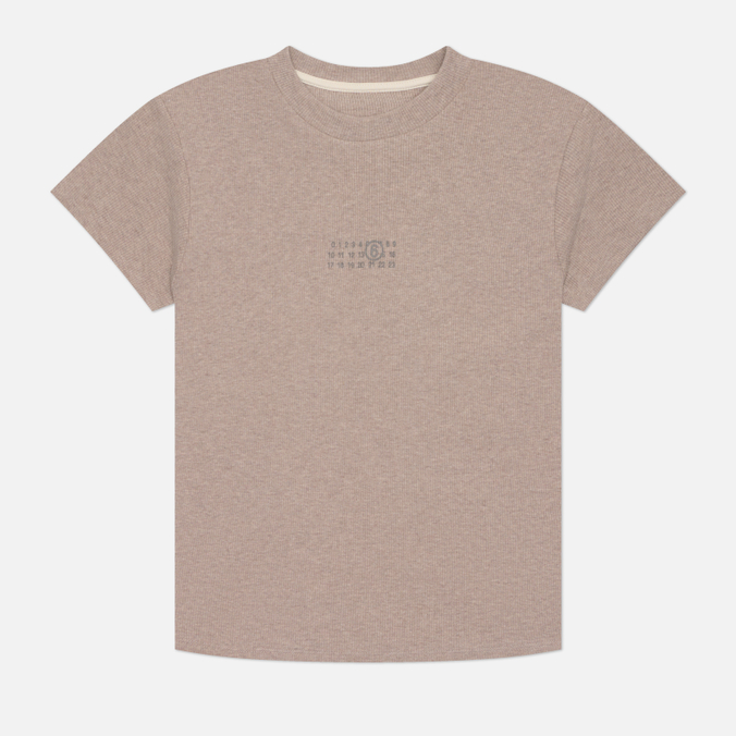 Женская футболка Maison Margiela MM6 Wool Blend Rib Jersey