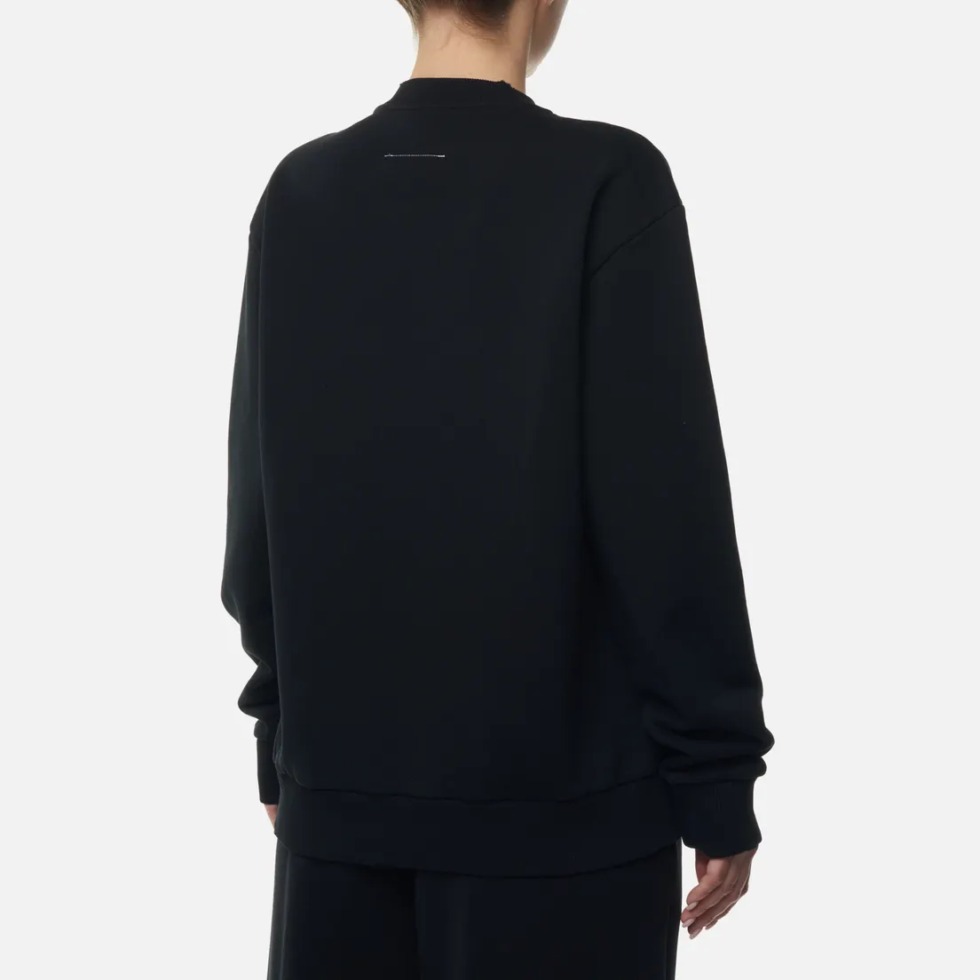 Maison Margiela MM6 Женская толстовка Intarsia Crew Neck
