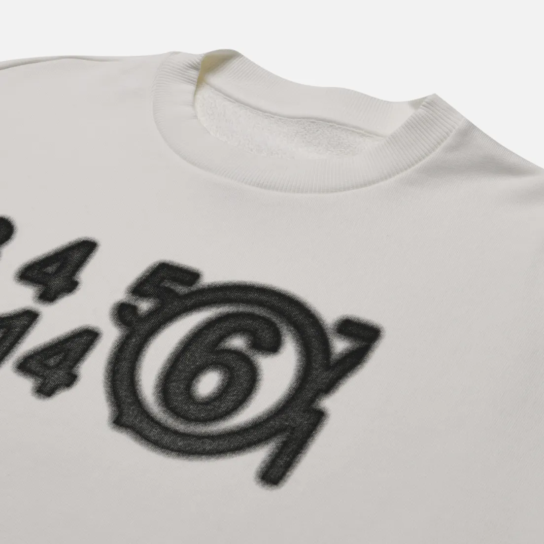 Maison Margiela MM6 Мужская толстовка Numbers Print Crew Neck