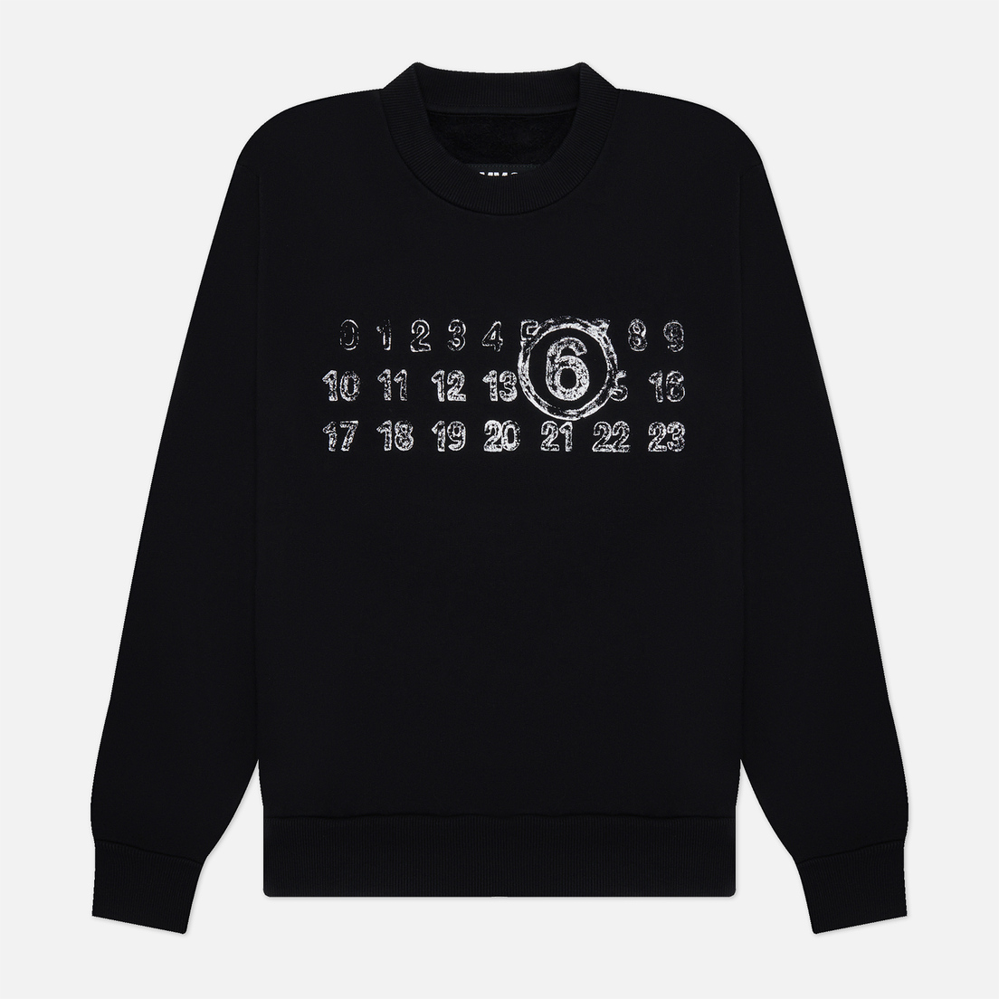 Maison Margiela MM6 Женская толстовка Number Logo Crew Neck