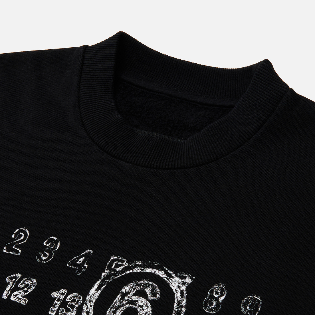 Maison Margiela MM6 Женская толстовка Number Logo Crew Neck