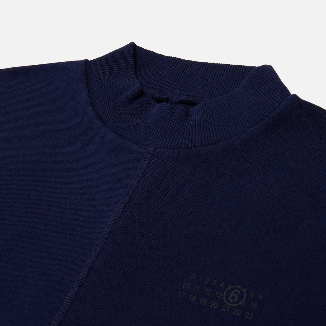 Maison Margiela MM6 Мужская толстовка Logo Print High Neck