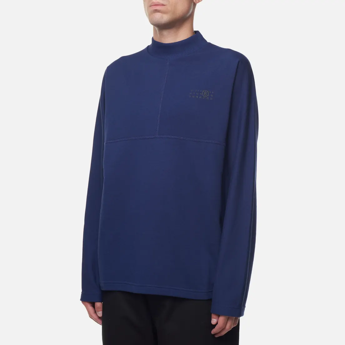 Maison Margiela MM6 Мужская толстовка Logo Print High Neck