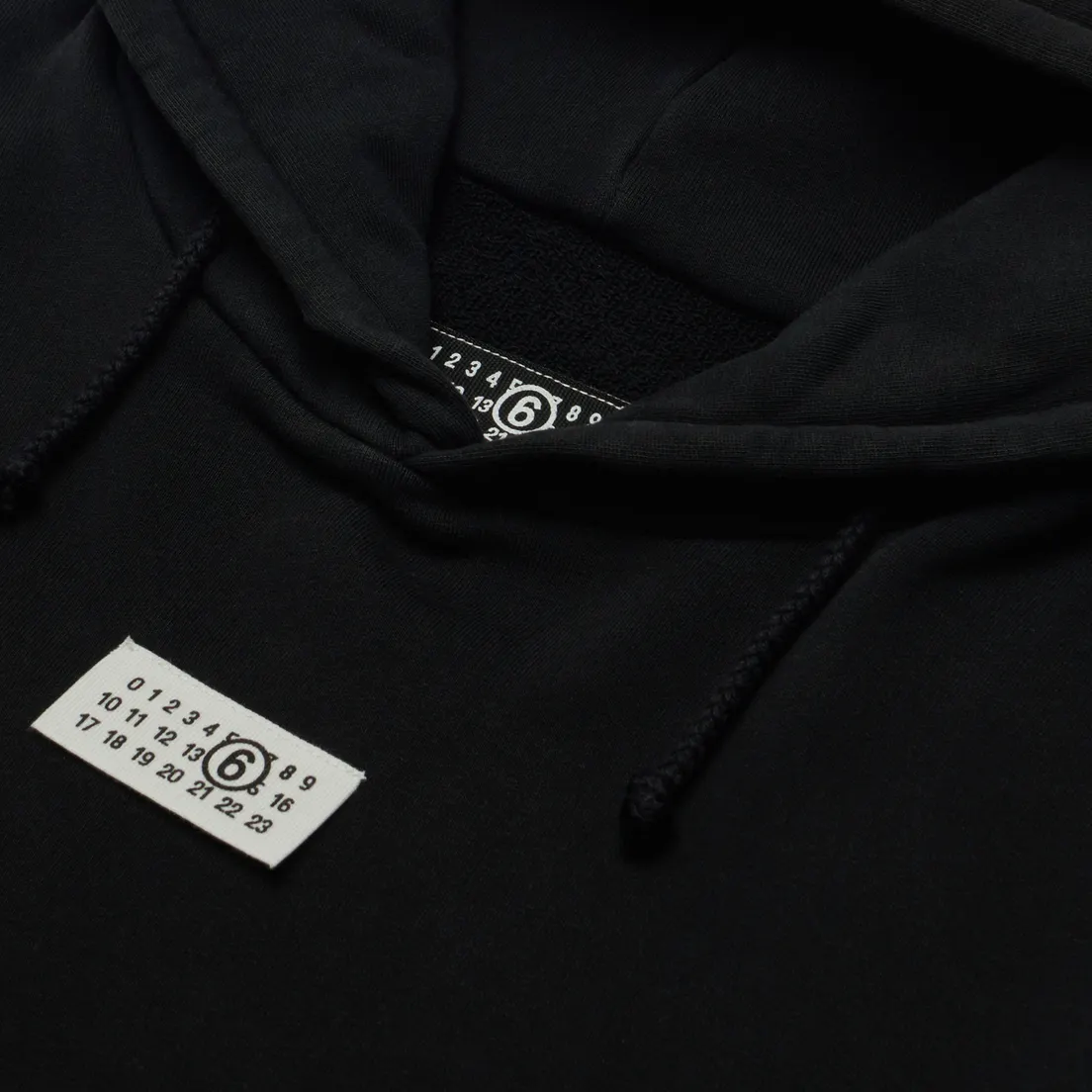 Maison Margiela MM6 Женская толстовка Front Logo Unbrushed Hoodie