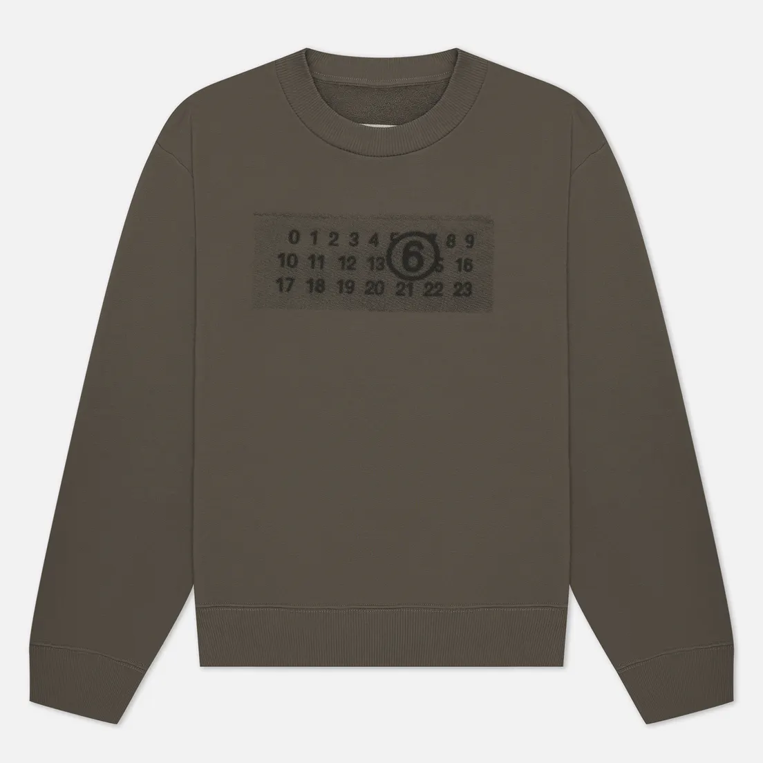 Maison Margiela MM6 Женская толстовка Blur Numbers Logo