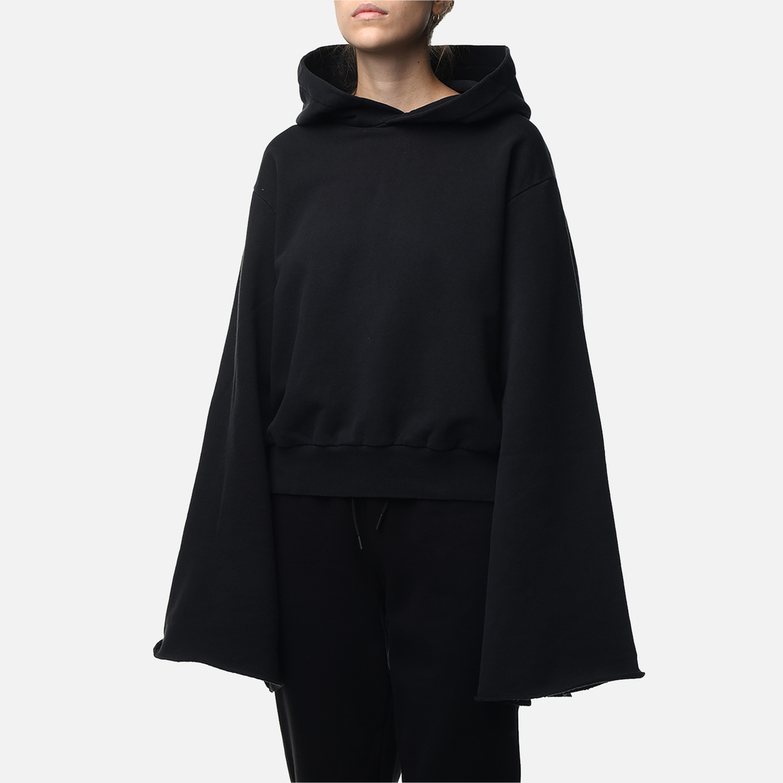 Maison Margiela MM6 Женская толстовка Wide Sleeves Dropped Shoulders Hoodie