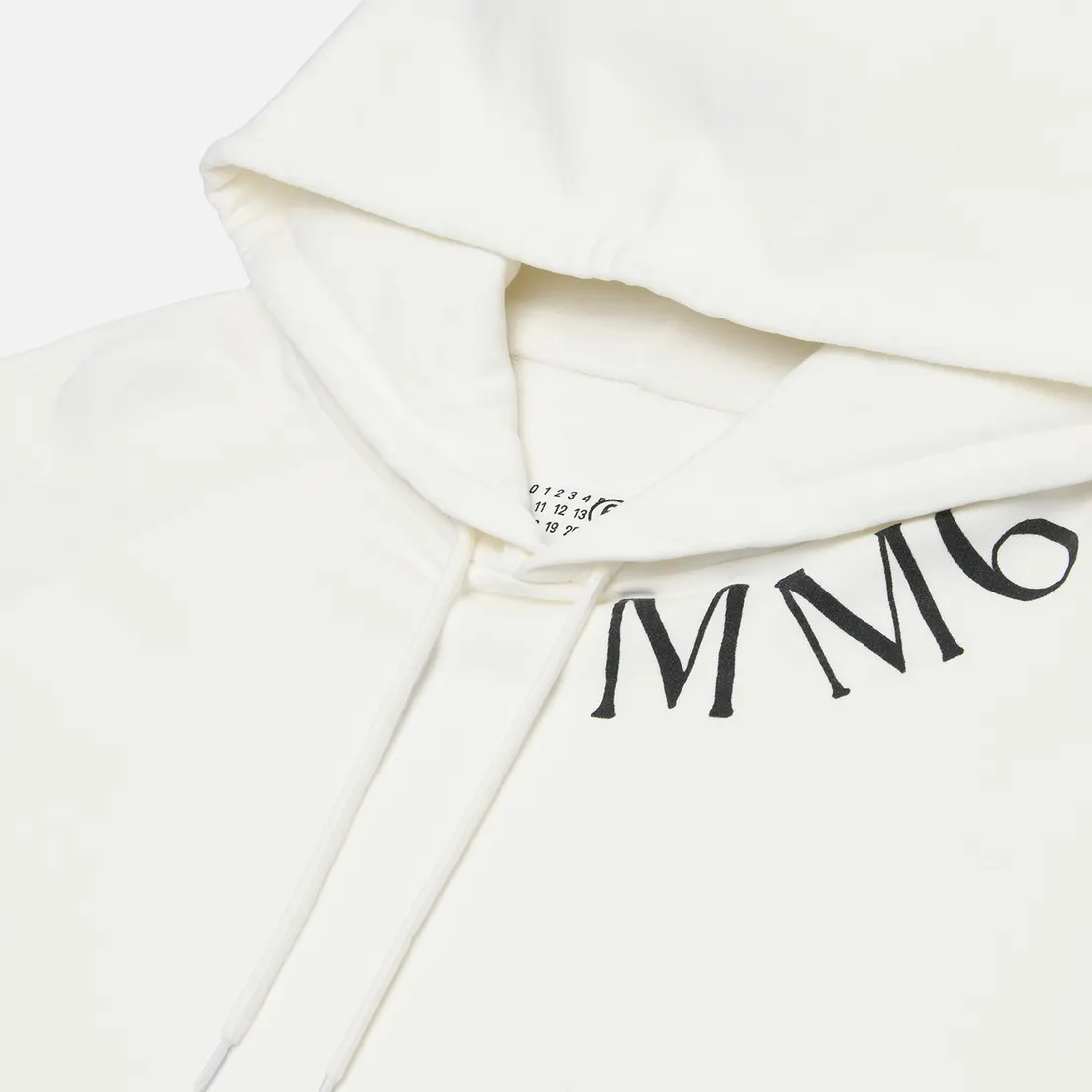 Maison Margiela MM6 Женская толстовка Raw Edge Cropped Hoodie