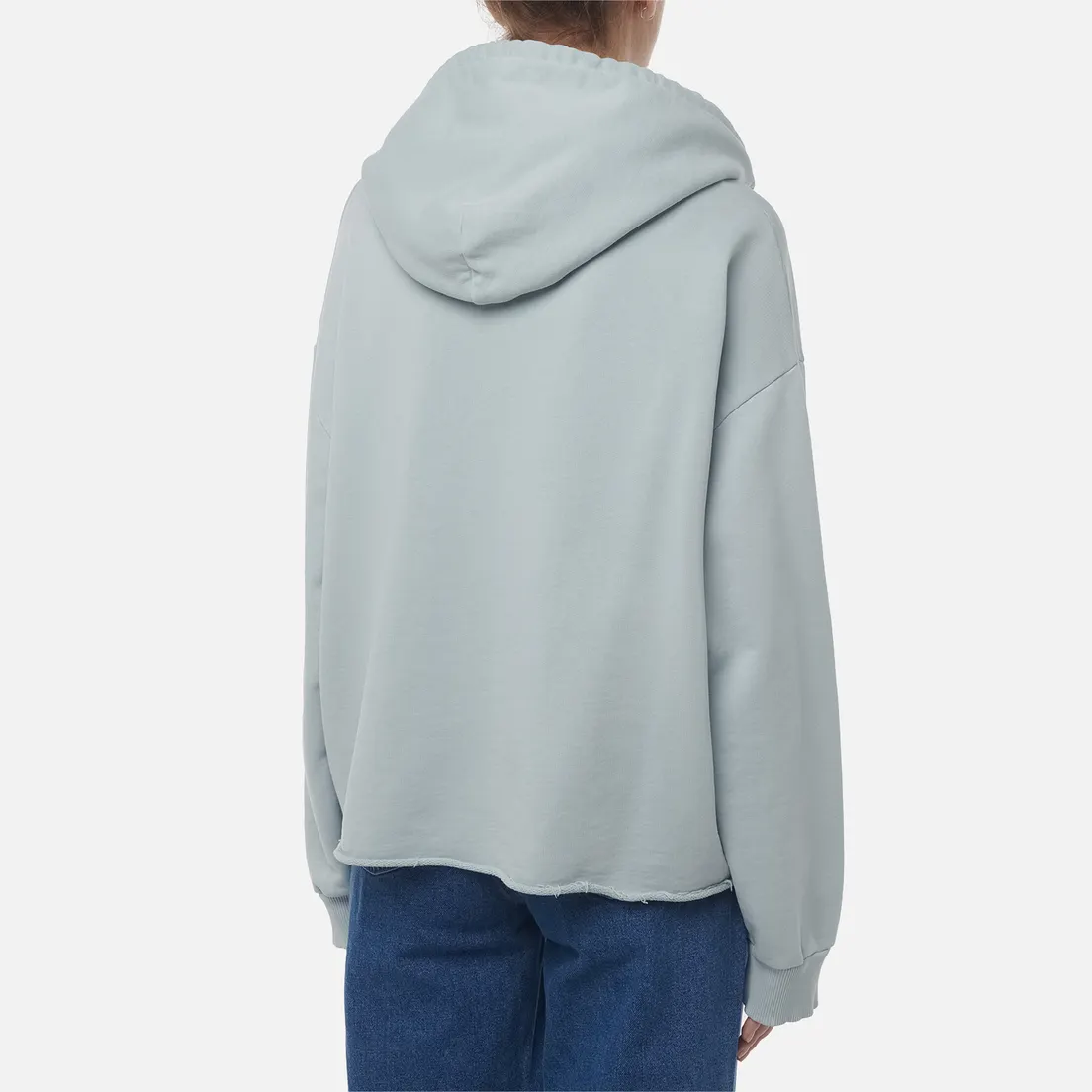 Maison Margiela MM6 Женская толстовка Raw Edge Cropped Hoodie