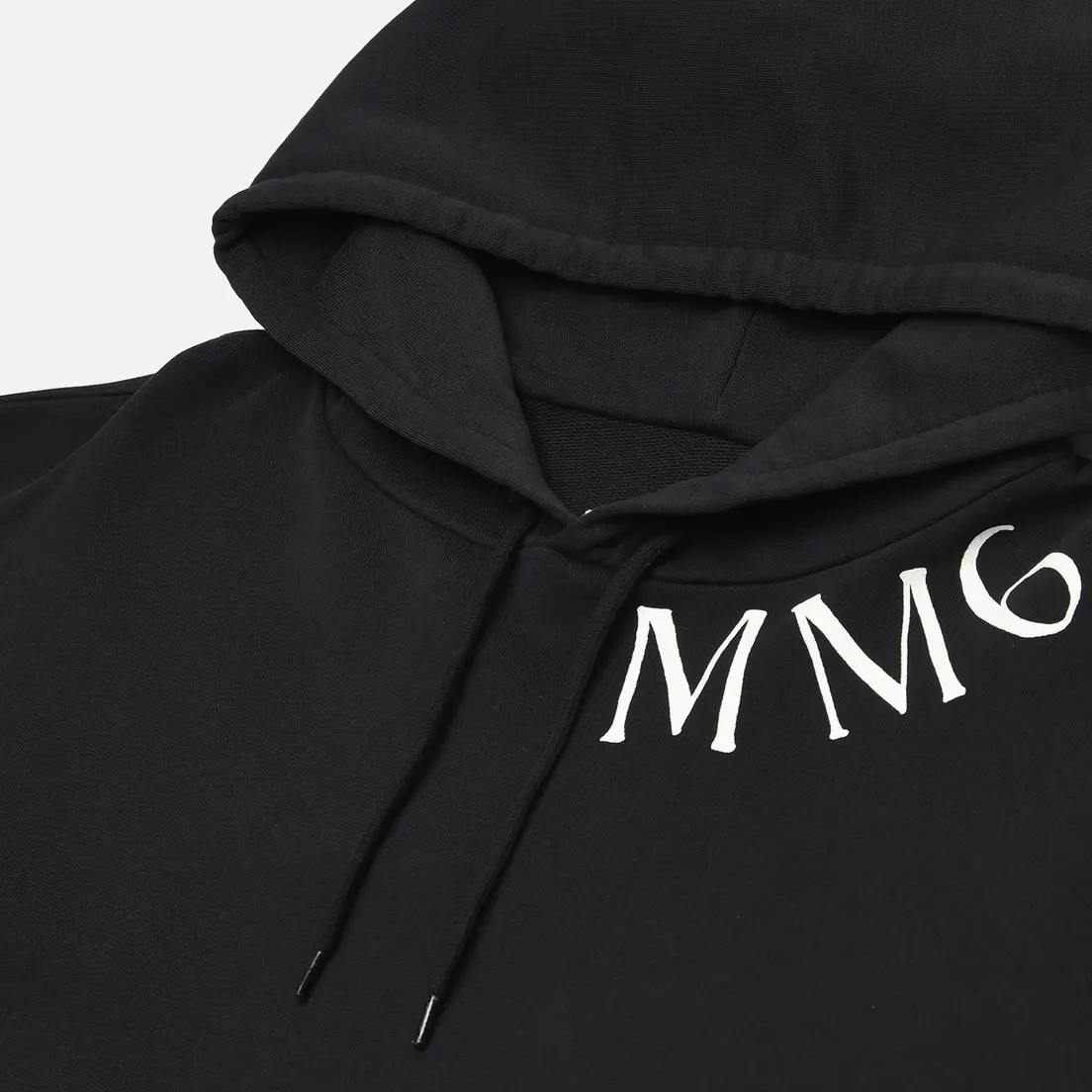 Maison Margiela MM6 Женская толстовка Raw Edge Cropped Hoodie