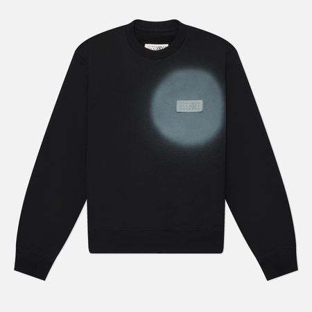 Женская толстовка Maison Margiela MM6 Spray Paint, цвет чёрный, размер M