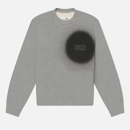 Женская толстовка Maison Margiela MM6 Spray Paint, цвет серый, размер M