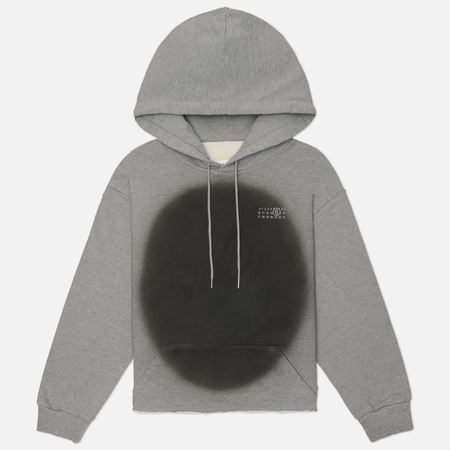Женская толстовка Maison Margiela MM6 Spray Paint Hoodie, цвет серый, размер L