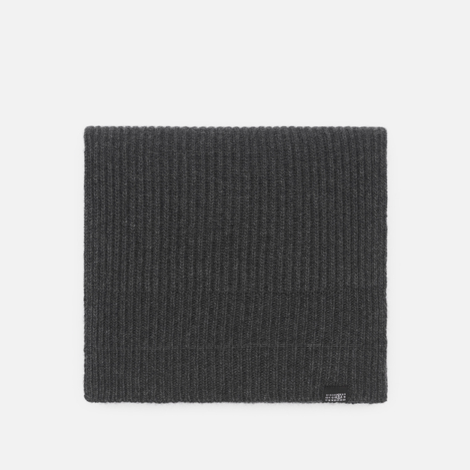 Шарф Maison Margiela MM6 Rib-Knit Logo Patch