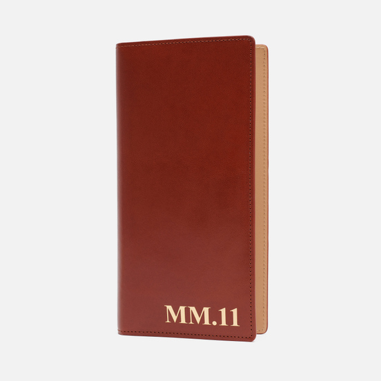 Кошелек Maison Margiela Four Stitch Travel Shiny Leather Brown