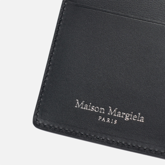 Кошелек Maison Margiela Four Stitch Plain Leather Black