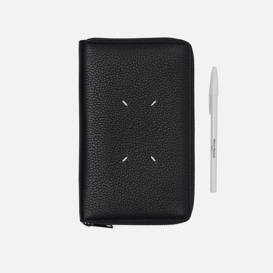Кошелек Maison Margiela 11 Zip Around Travel Black/Black