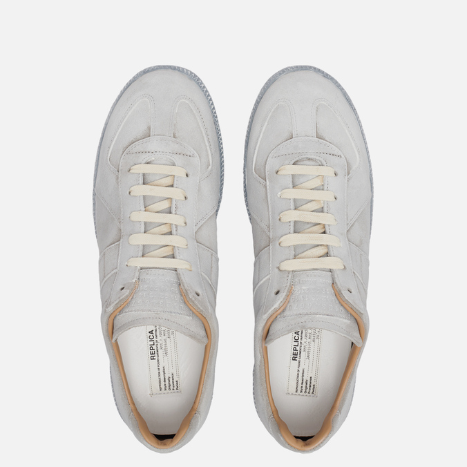 Мужские кроссовки Maison Margiela, цвет серый, размер 41 S57WS0236-P1872-H7700 Replica Low Top - фото 2