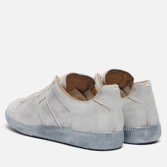 Мужские кроссовки Maison Margiela Replica Low Top Grey/White Print