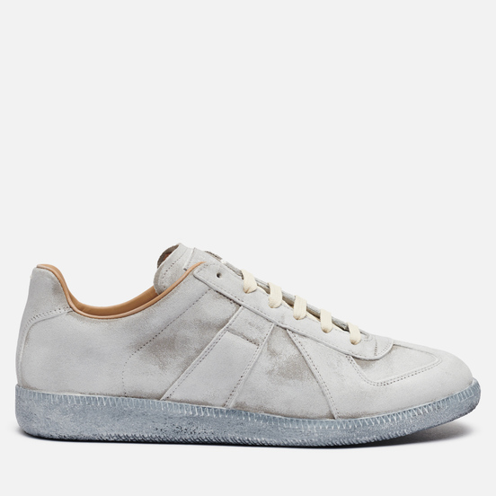 Мужские кроссовки Maison Margiela Replica Low Top Grey/White Print