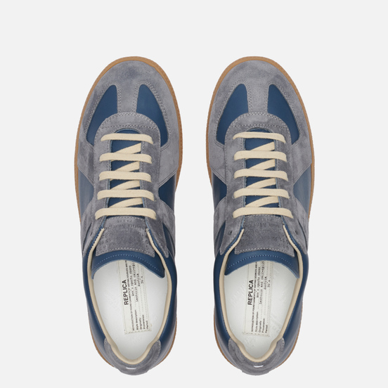Мужские кроссовки Maison Margiela Replica Low Top Carry Over Jeans/Granite