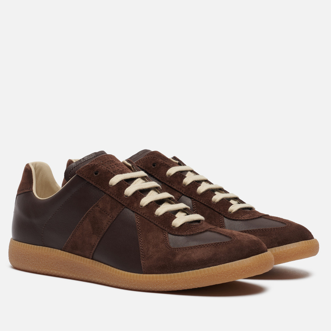 Мужские кроссовки Maison Margiela, цвет коричневый, размер 45
