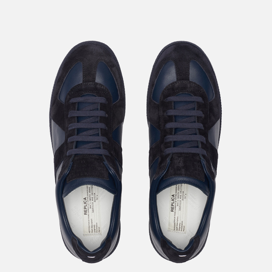 Мужские кроссовки Maison Margiela Replica Low Top Oceania/Bluette
