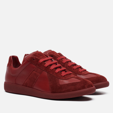 Мужские кроссовки Maison Margiela Replica Low Top, цвет красный, размер 45 EU