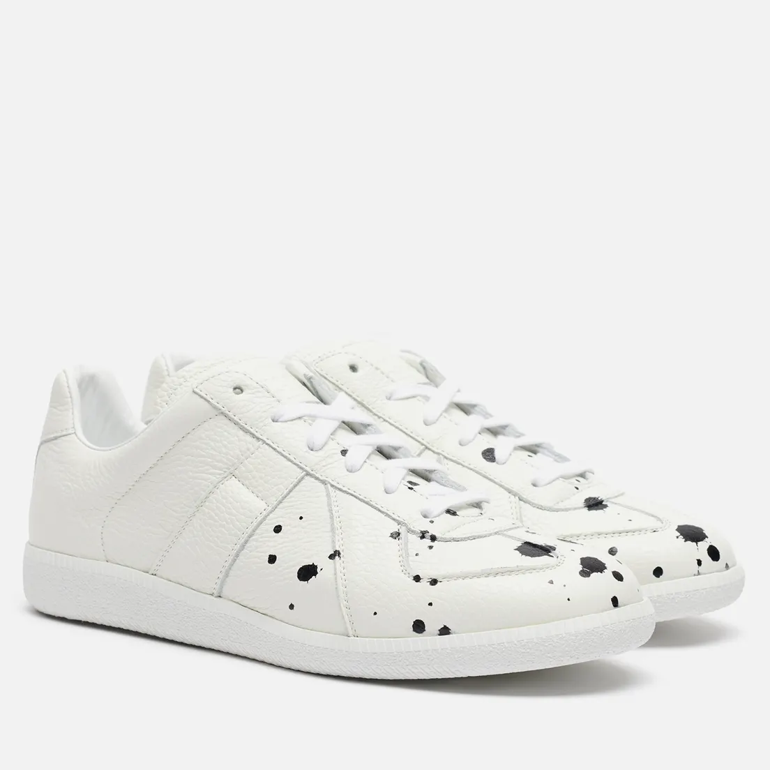 Maison Margiela Мужские кроссовки Replica Low Dots Plain Leather