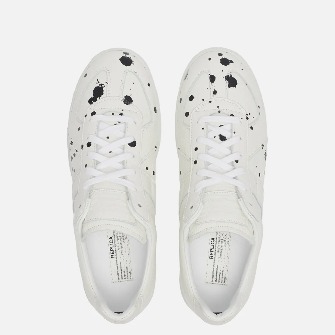 Maison Margiela Мужские кроссовки Replica Low Dots Plain Leather