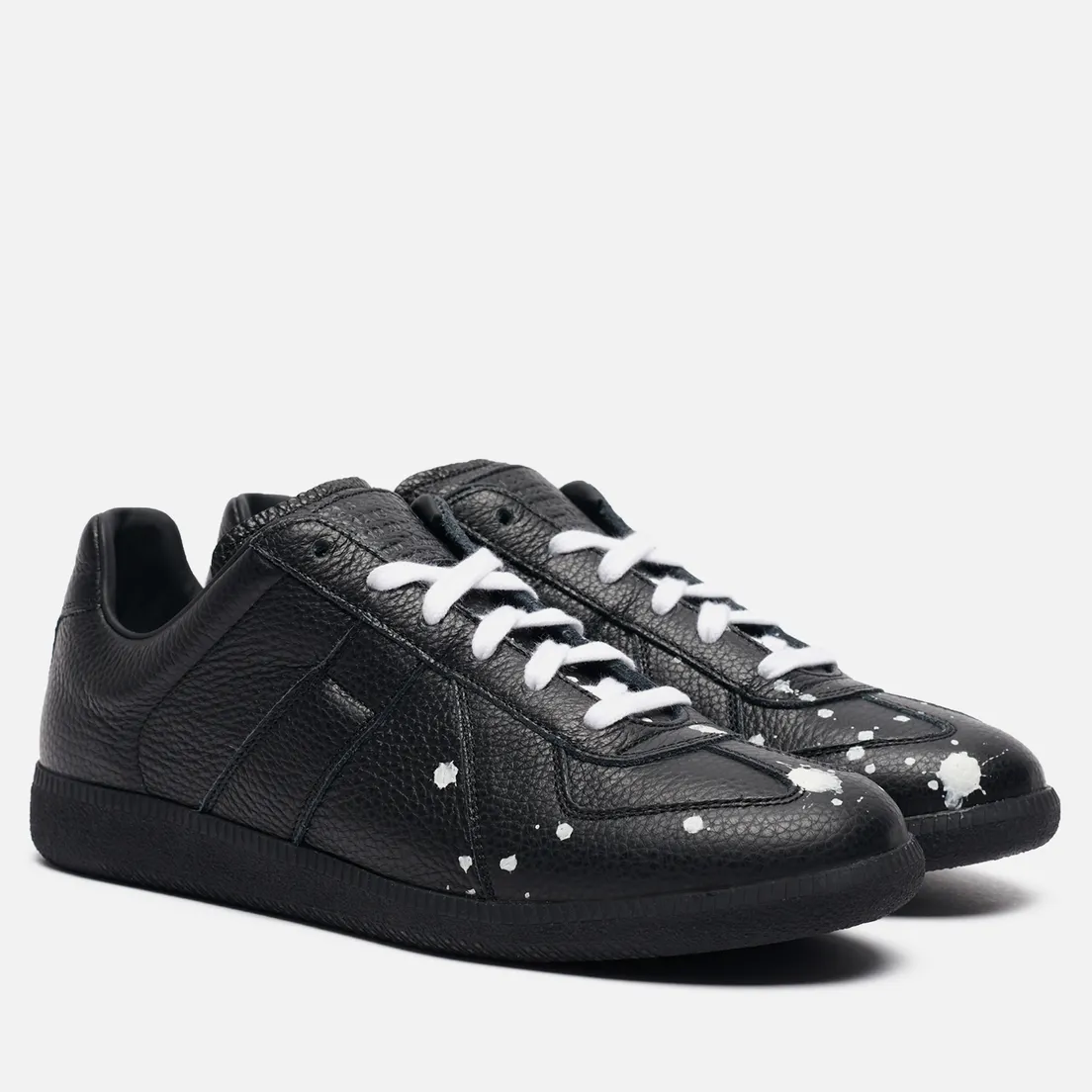 Maison Margiela Мужские кроссовки Replica Low Dots Plain Leather