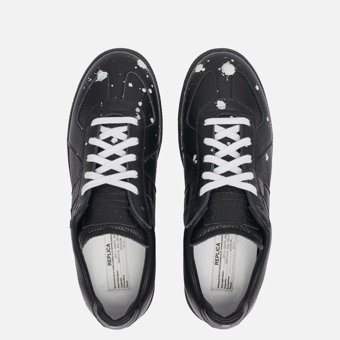 Maison Margiela Мужские кроссовки Replica Low Dots Plain Leather