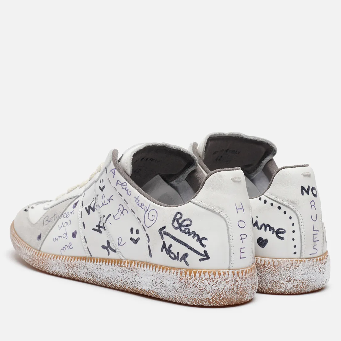 Maison Margiela Мужские кроссовки Replica Low Graffiti Details
