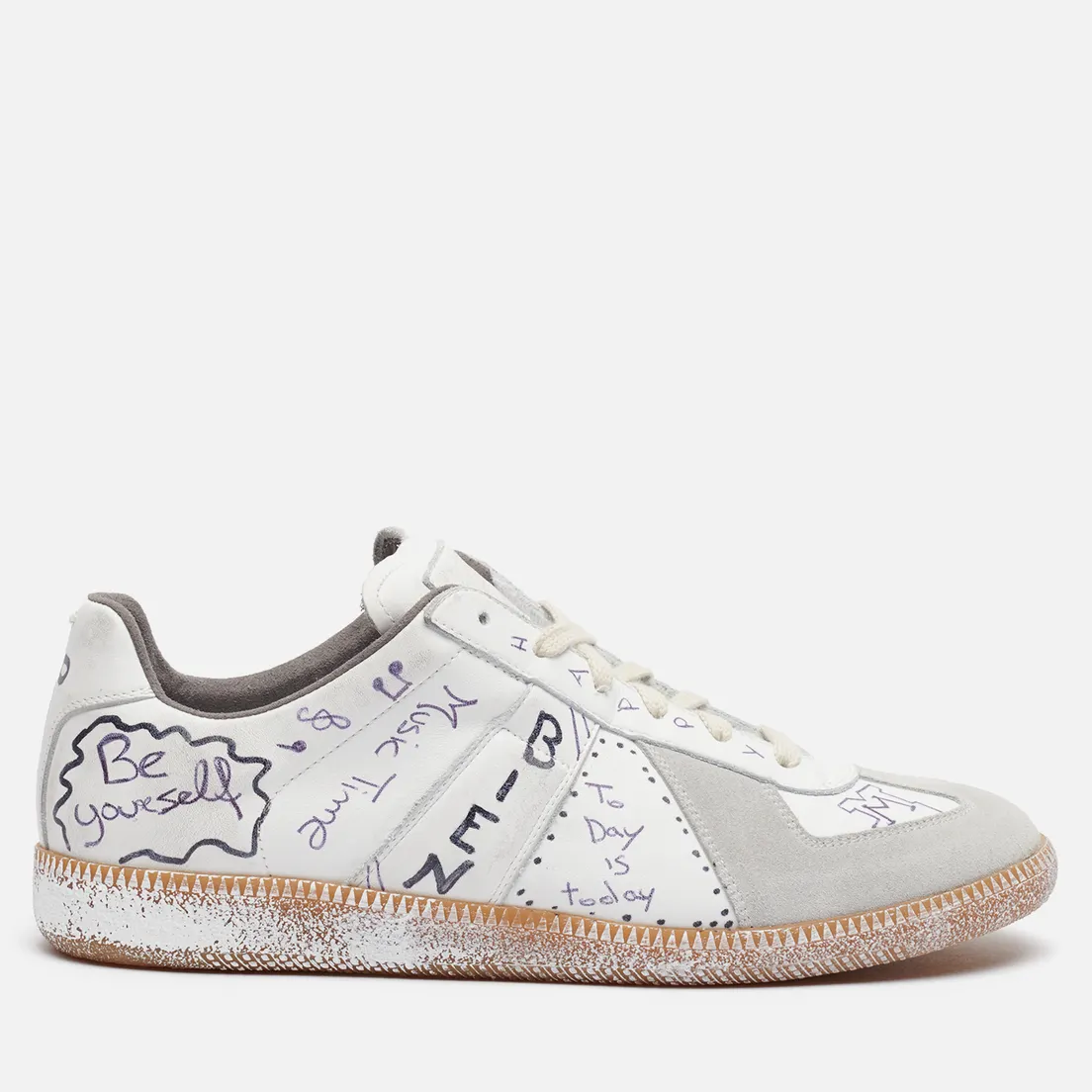 Maison Margiela Мужские кроссовки Replica Low Graffiti Details