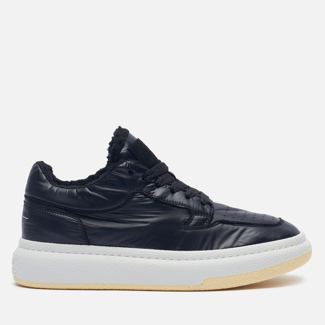 Maison Margiela MM6 Женские кроссовки Low Basketball Fur