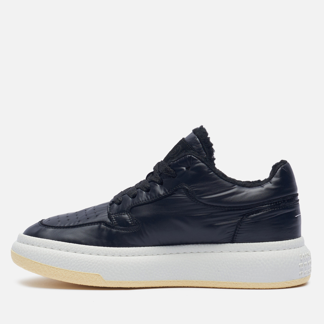 Maison Margiela MM6 Женские кроссовки Low Basketball Fur