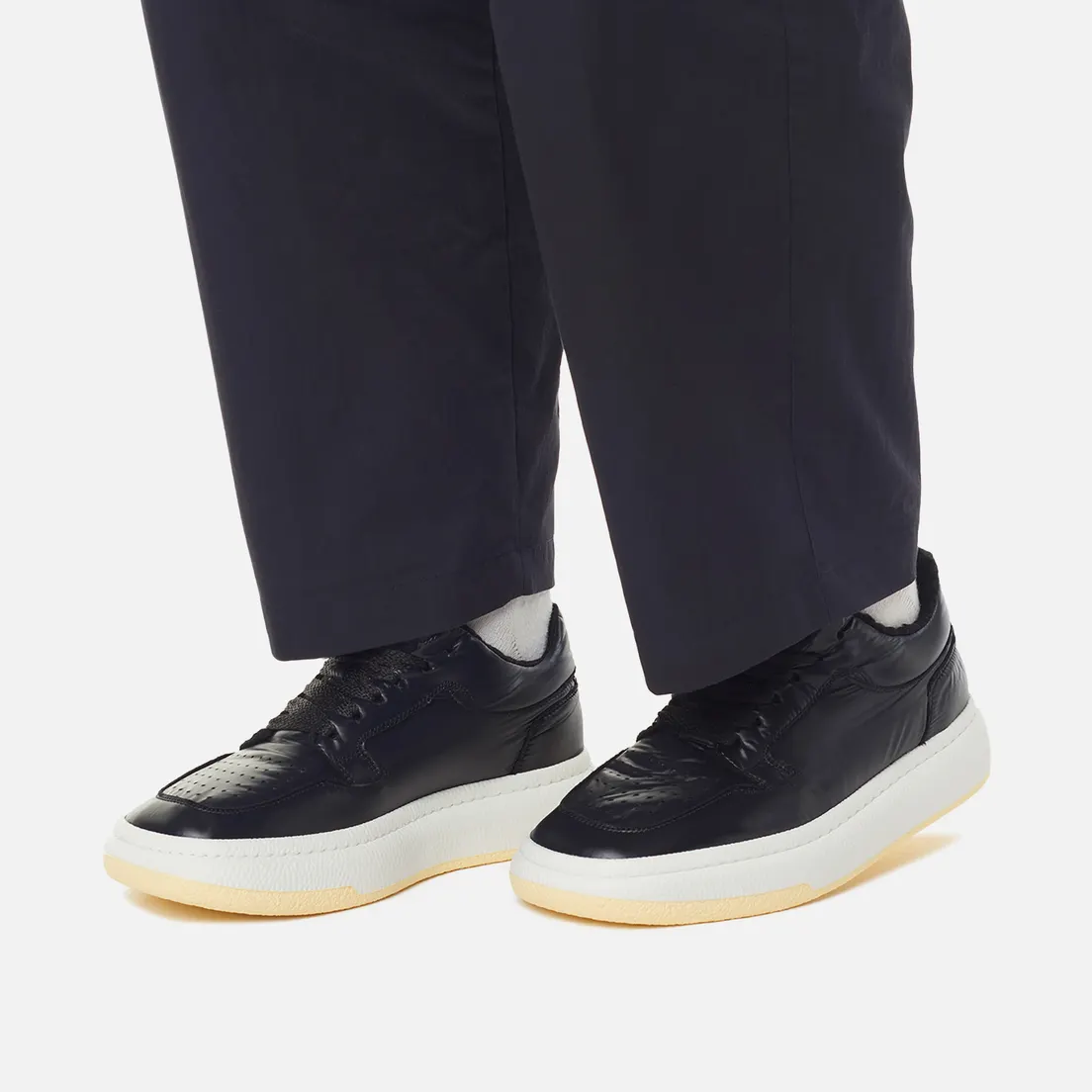 Maison Margiela MM6 Женские кроссовки Low Basketball Fur