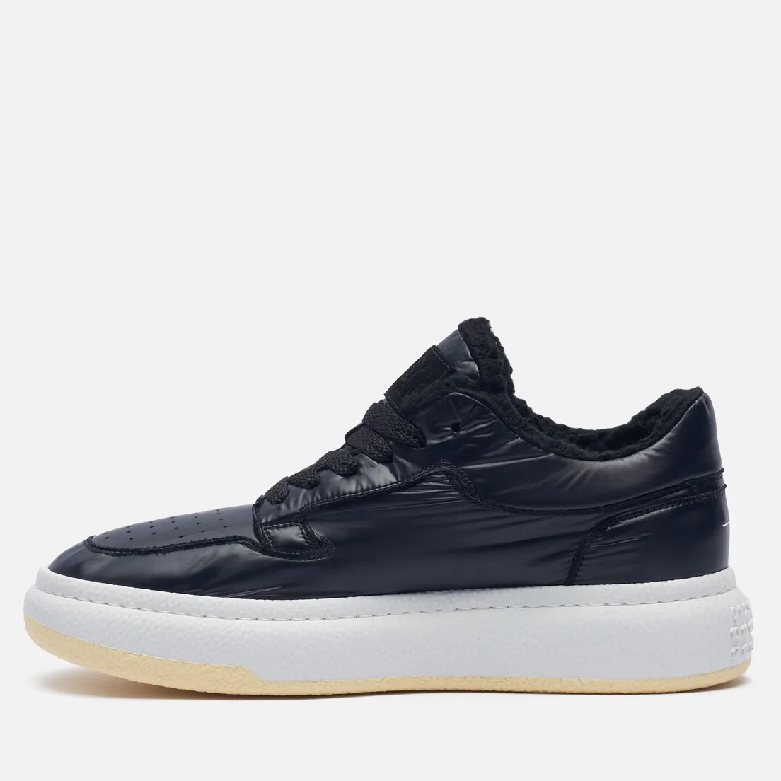 Maison Margiela MM6 Мужские кроссовки Low Basketball Fur