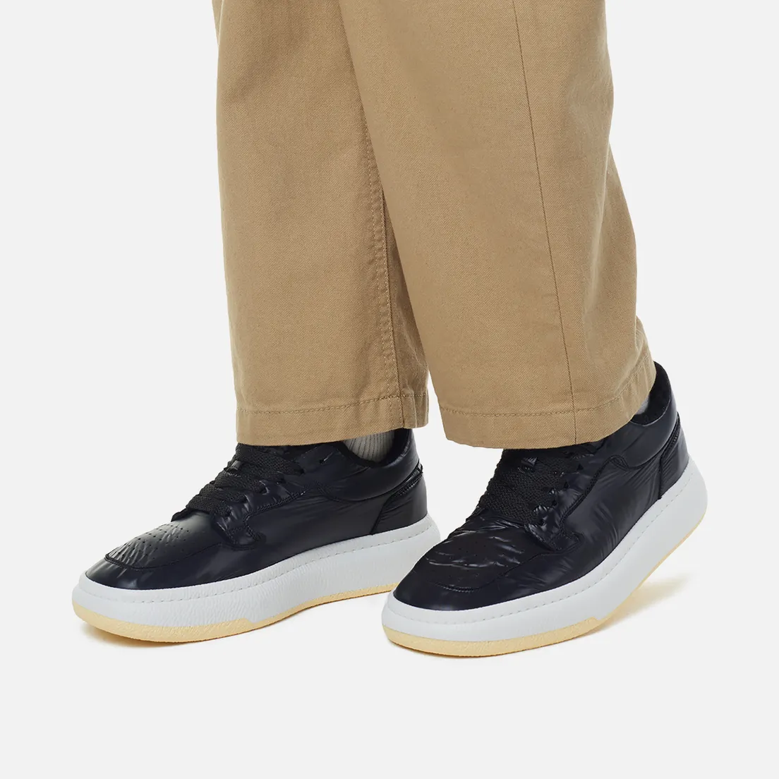 Maison Margiela MM6 Мужские кроссовки Low Basketball Fur