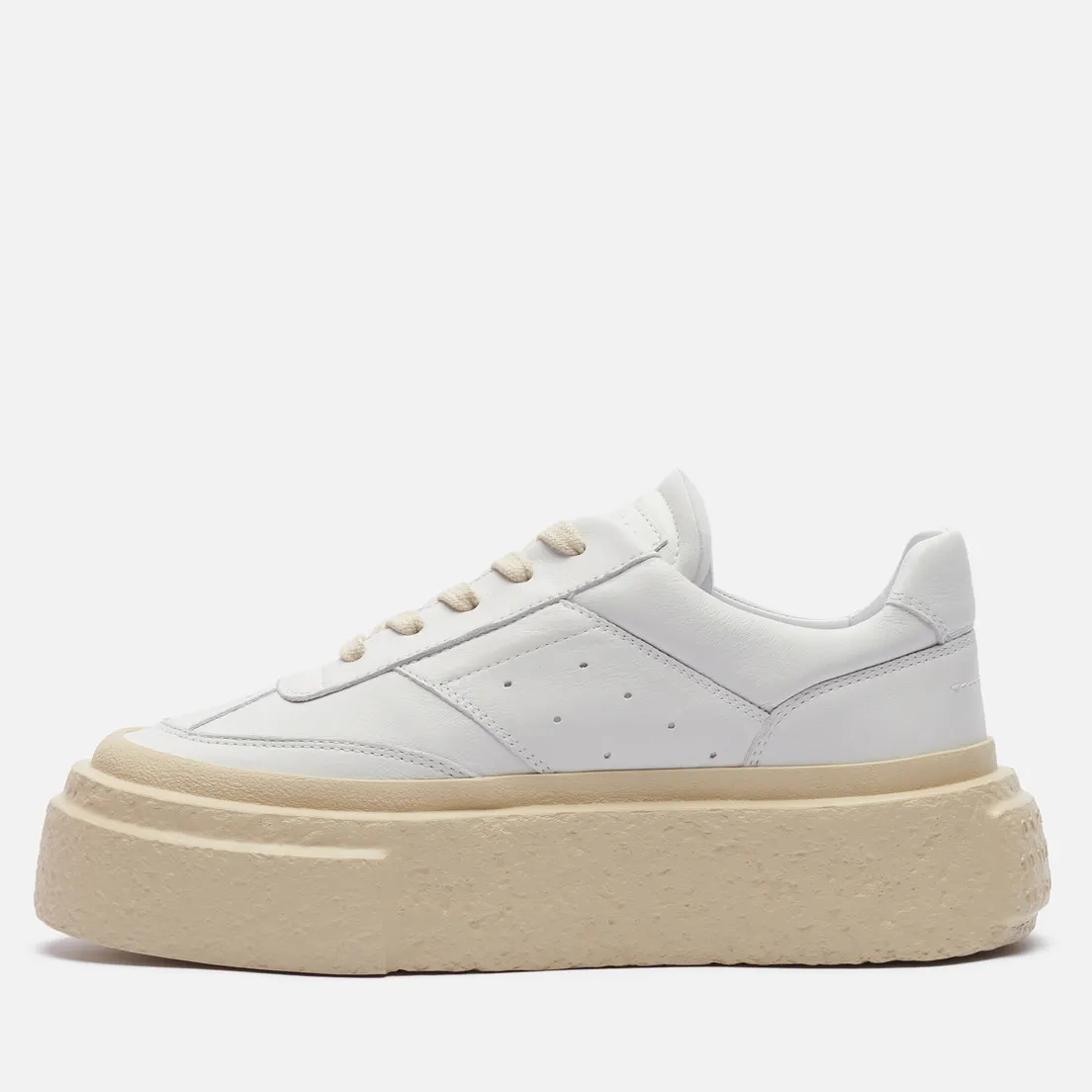 Maison Margiela MM6 Женские кроссовки Panelled Platform Leather