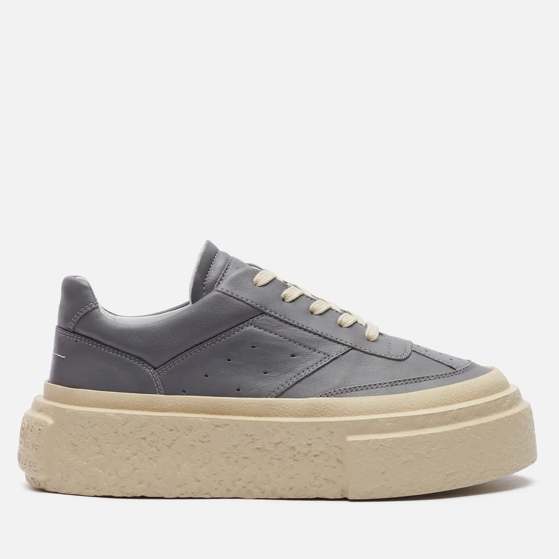 Maison Margiela MM6 Женские кроссовки Panelled Platform Leather